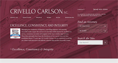 Desktop Screenshot of crivellocarlson.com